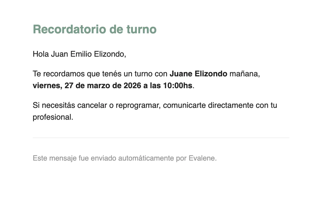 Recordatorios